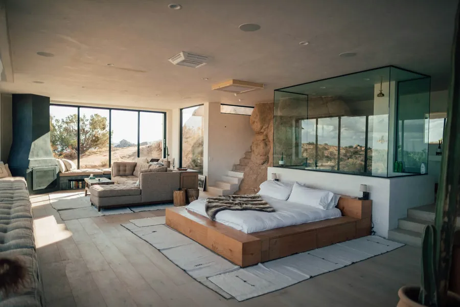 Suite deluxe with panoramic windows and lounge